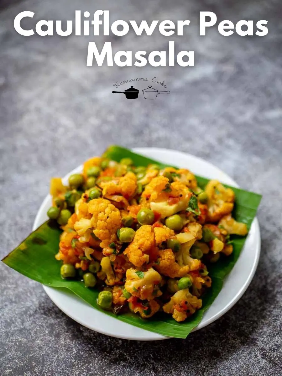 Cauliflower Peas Masala