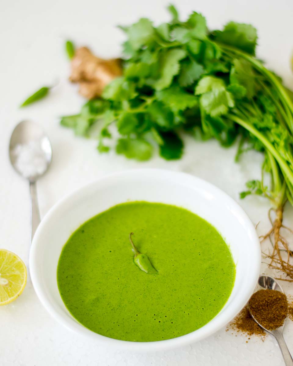 Green-chutney-coriander-mint-chutney