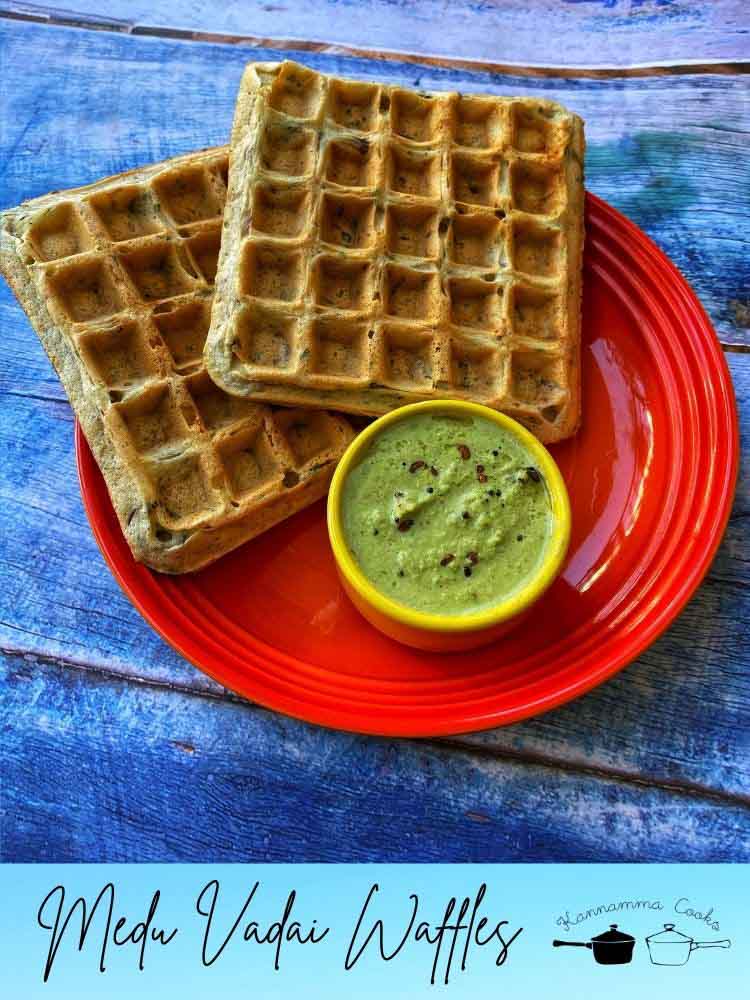 Medu Vadai Waffles