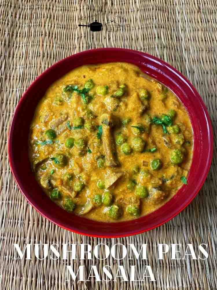 mushroom peas masala