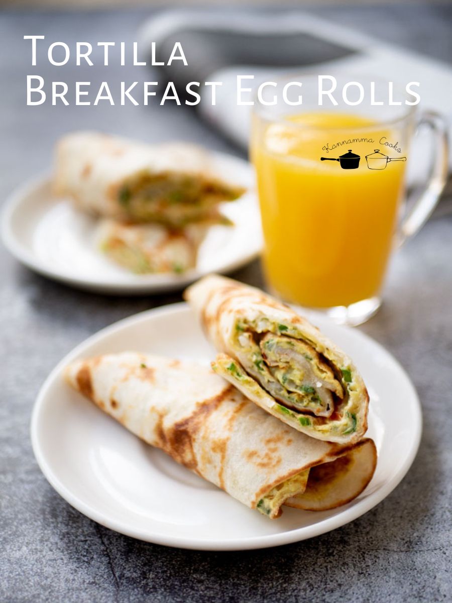 Tortilla Breakfast Egg Rolls