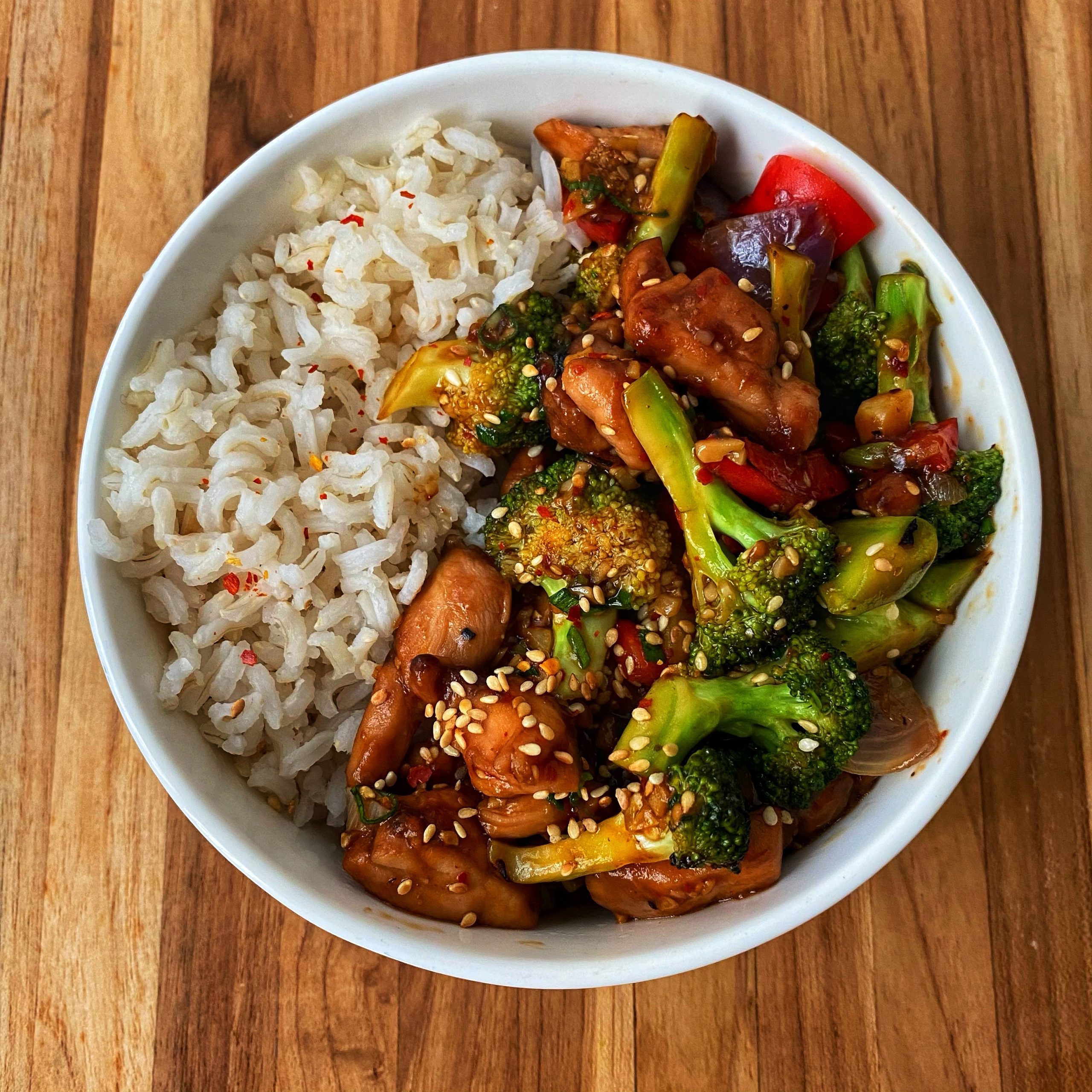 chicken and broccoli stir fry