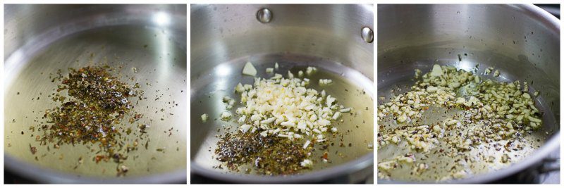 Vegan-Pasta-Verdure-In-Cauliflower-Cream-Sauce-Recipe-tempering