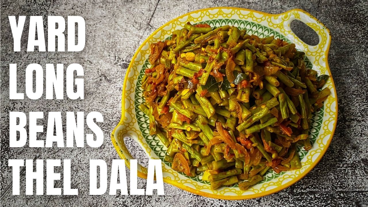 Yard long beans thel dala