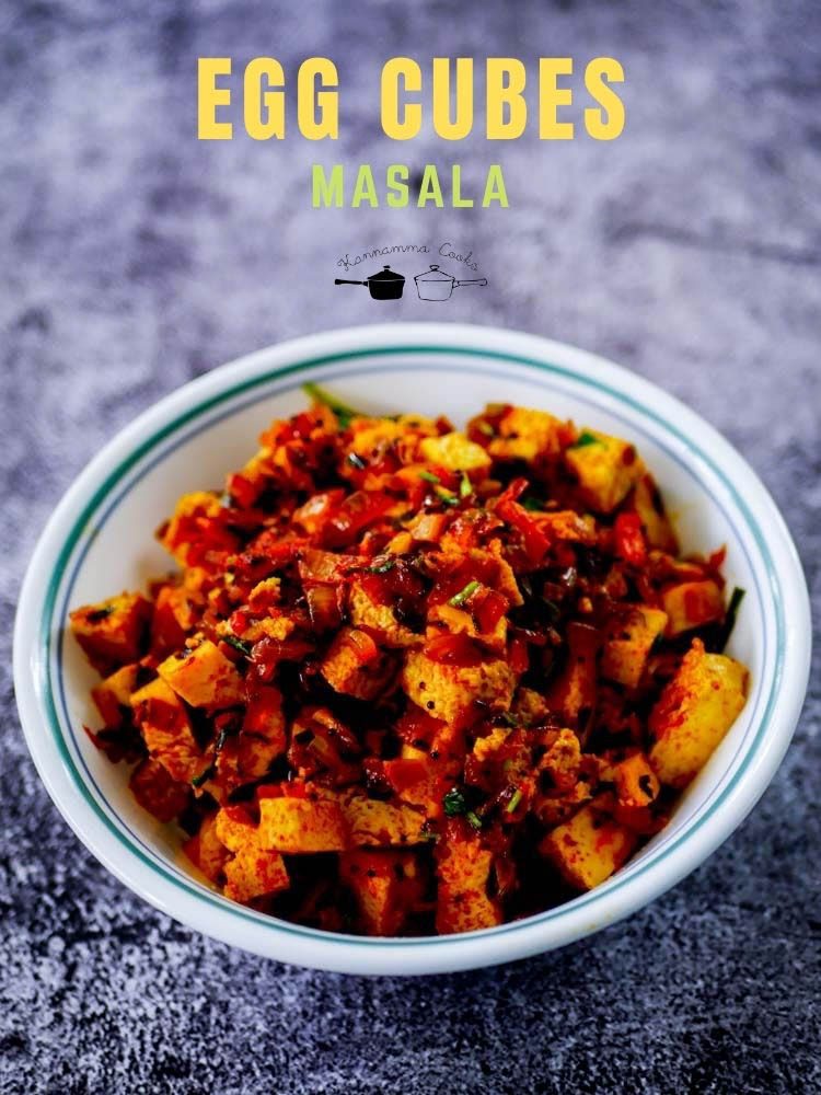 Egg Cubes Masala Recipe1
