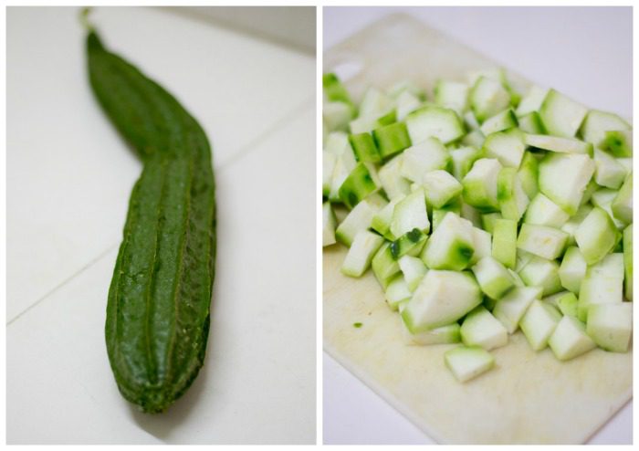 ridge-gourd-thogayal-cut