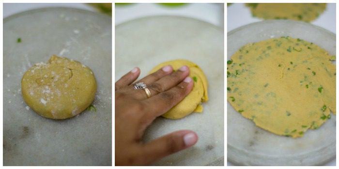 spring-onion-paratha-recipe-roll