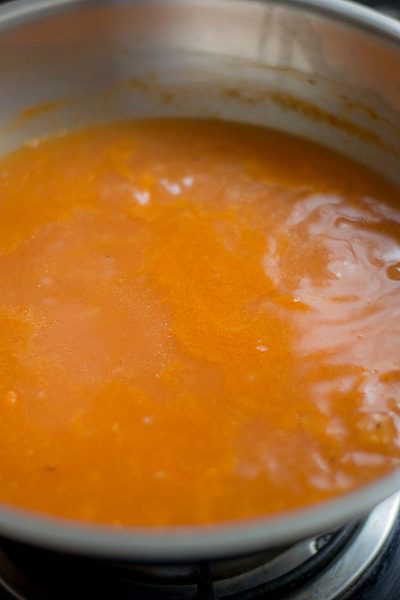 Easy-Tomato-Mint-Soup-Recpe-For-Cold-Fever-simmer