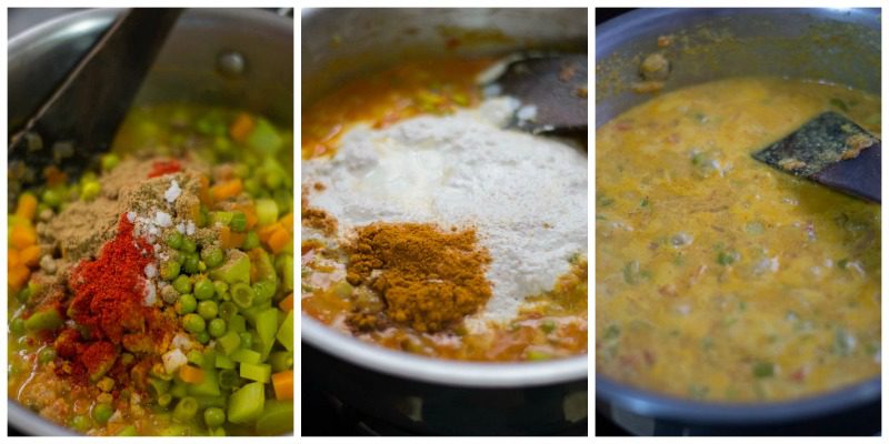Hotel-Saravana-Bhavan-Chapati-Parotta-Vegetable-Kurma-Recipe-masala