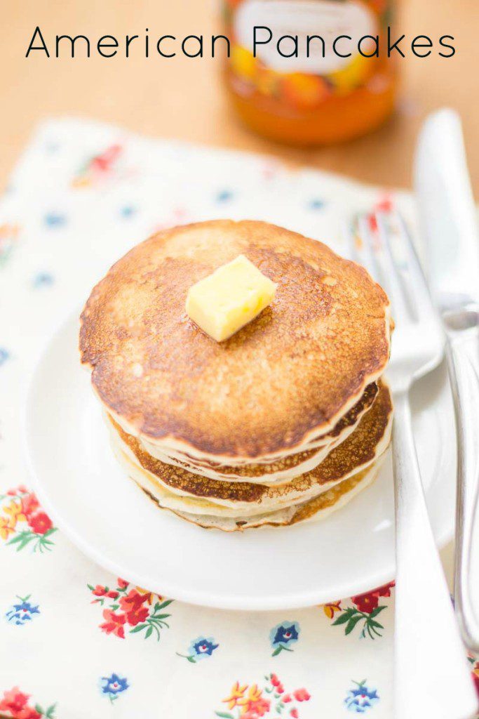 Traditional-American-fluffy-basic-pancakes